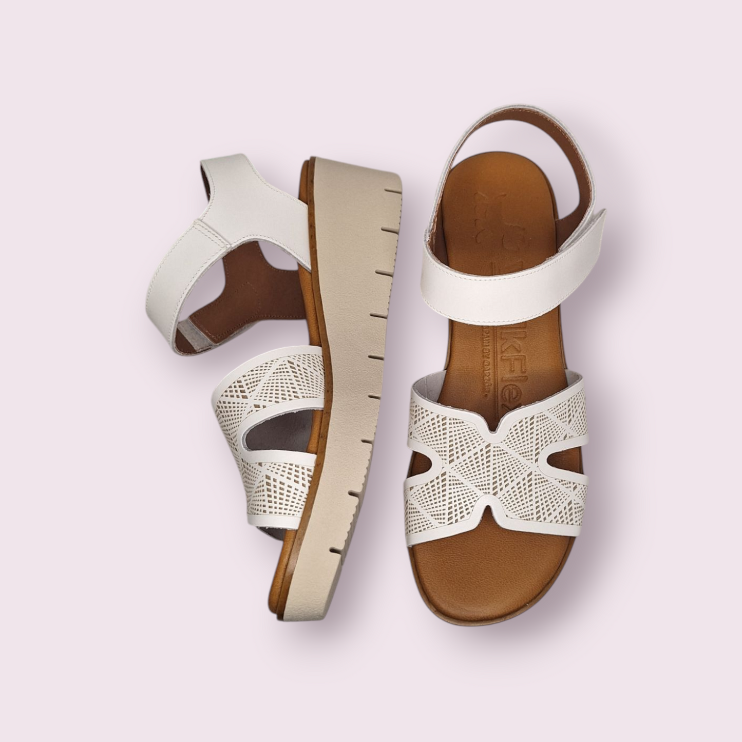 Sandalia de mujer piel WALKFLEX