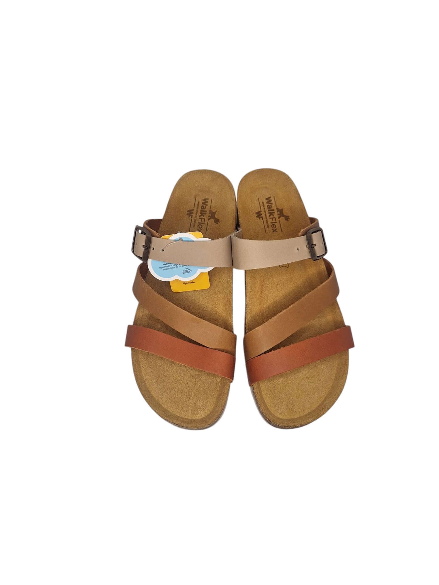 Sandalia de mujer piel WALKFLEX "Garzón"